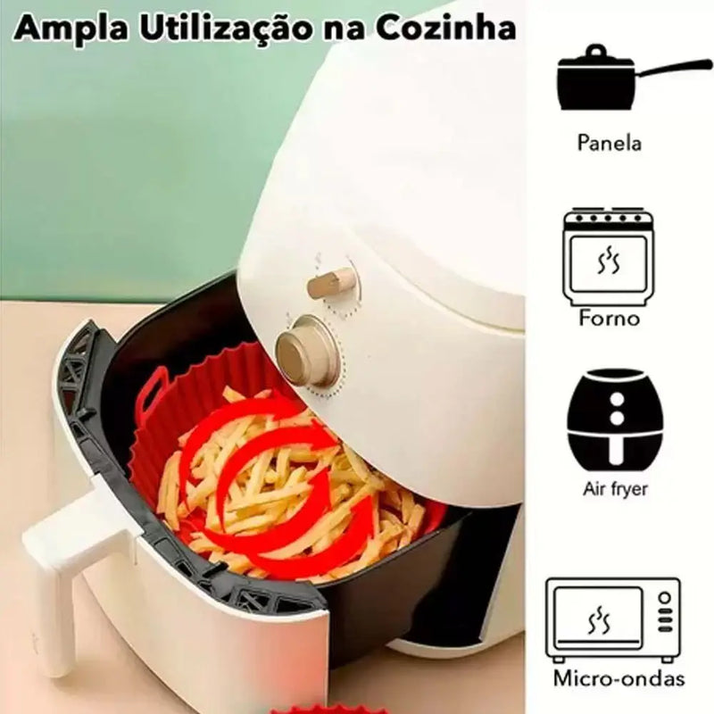 🔥 Kit com 6 Capas Protetoras de Silicone para AirFryer – Durabilidade e Praticidade em Diferentes Medidas