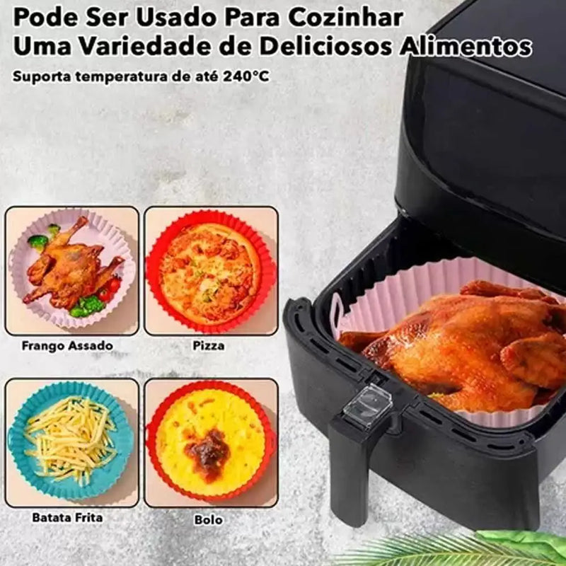 🔥 Kit com 6 Capas Protetoras de Silicone para AirFryer – Durabilidade e Praticidade em Diferentes Medidas